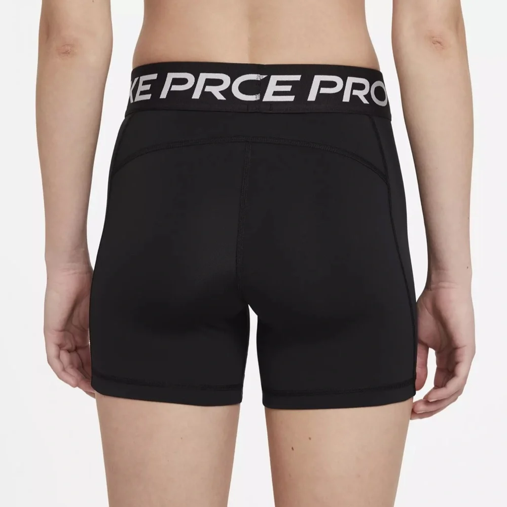 NIKE PRO DRI-Fit 5” Shorts Black/Grey Size Small - Picture 4 of 13